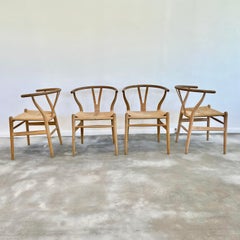 Hans Wegner Wishbone chairs by Carl Hansen & Søn