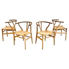 Hans Wegner Wishbone chairs by Carl Hansen & Søn