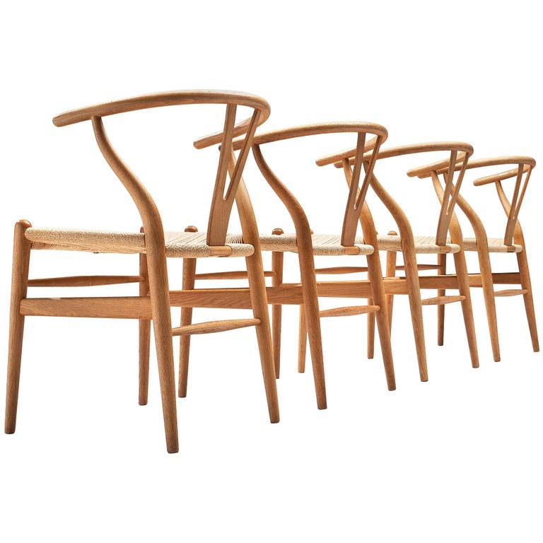 Hans Wegner Wishbone Chairs For Sale at 1stDibs