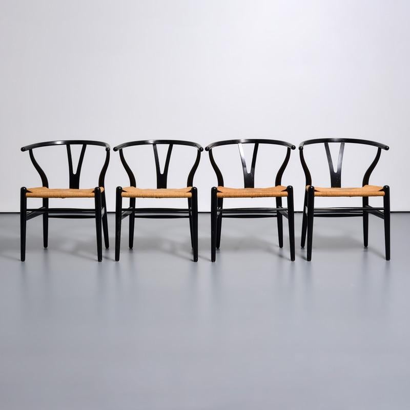 Danish Hans Wegner WISHBONE Chairs, Set of 10 For Sale
