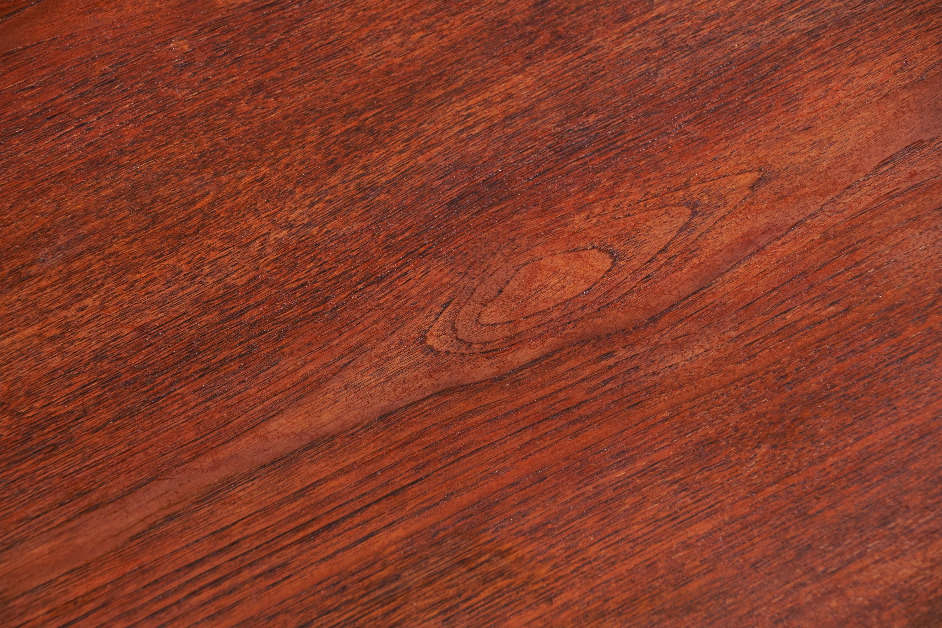 Hans Wegner, Wishbone Desk, Oak, Teak, Denmark, 1950s For Sale 8