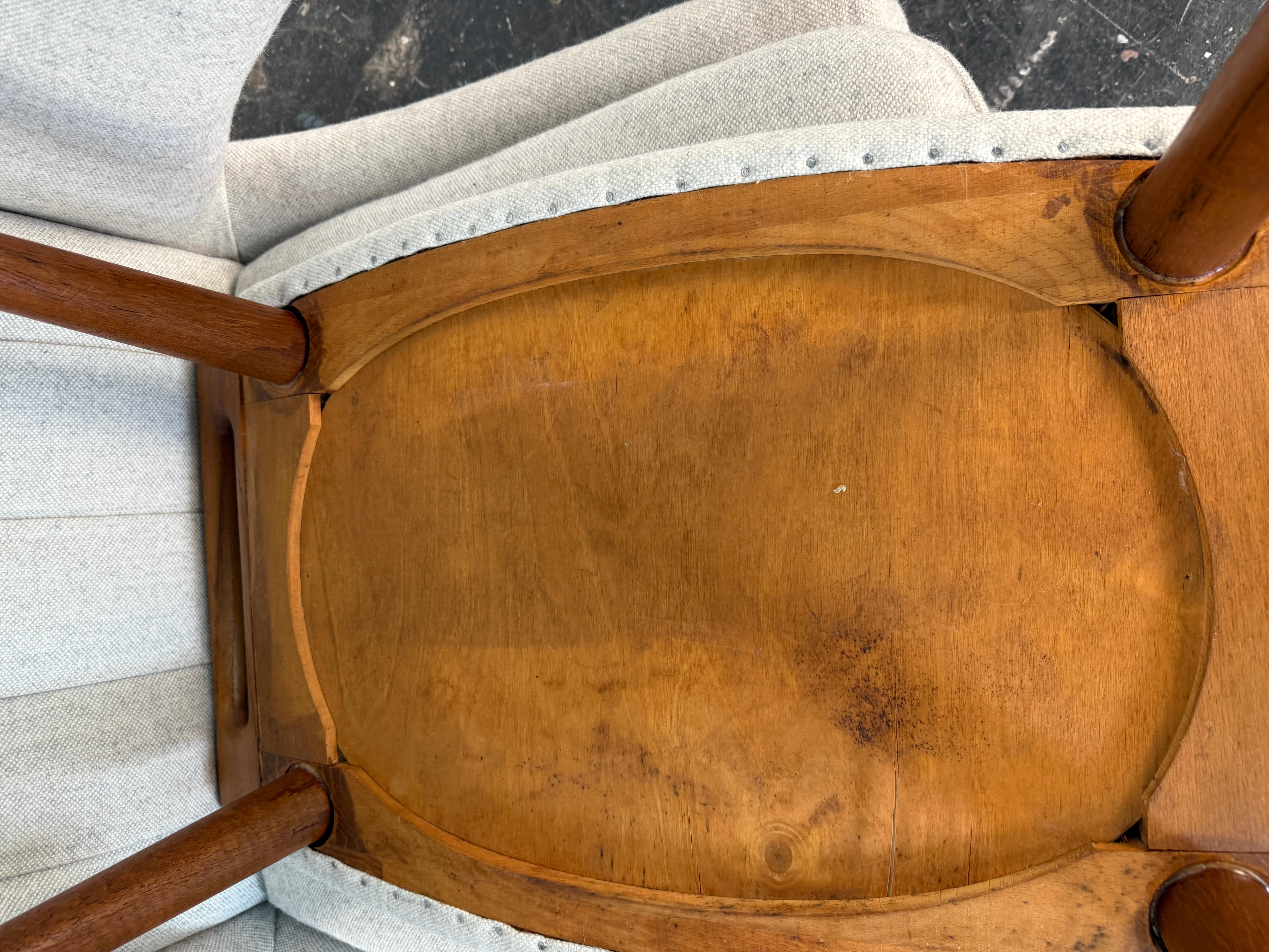 Hans Wegner's Papa Bear Chair and Ottoman for A.P. Stolen Denmark, 1950's For Sale 12