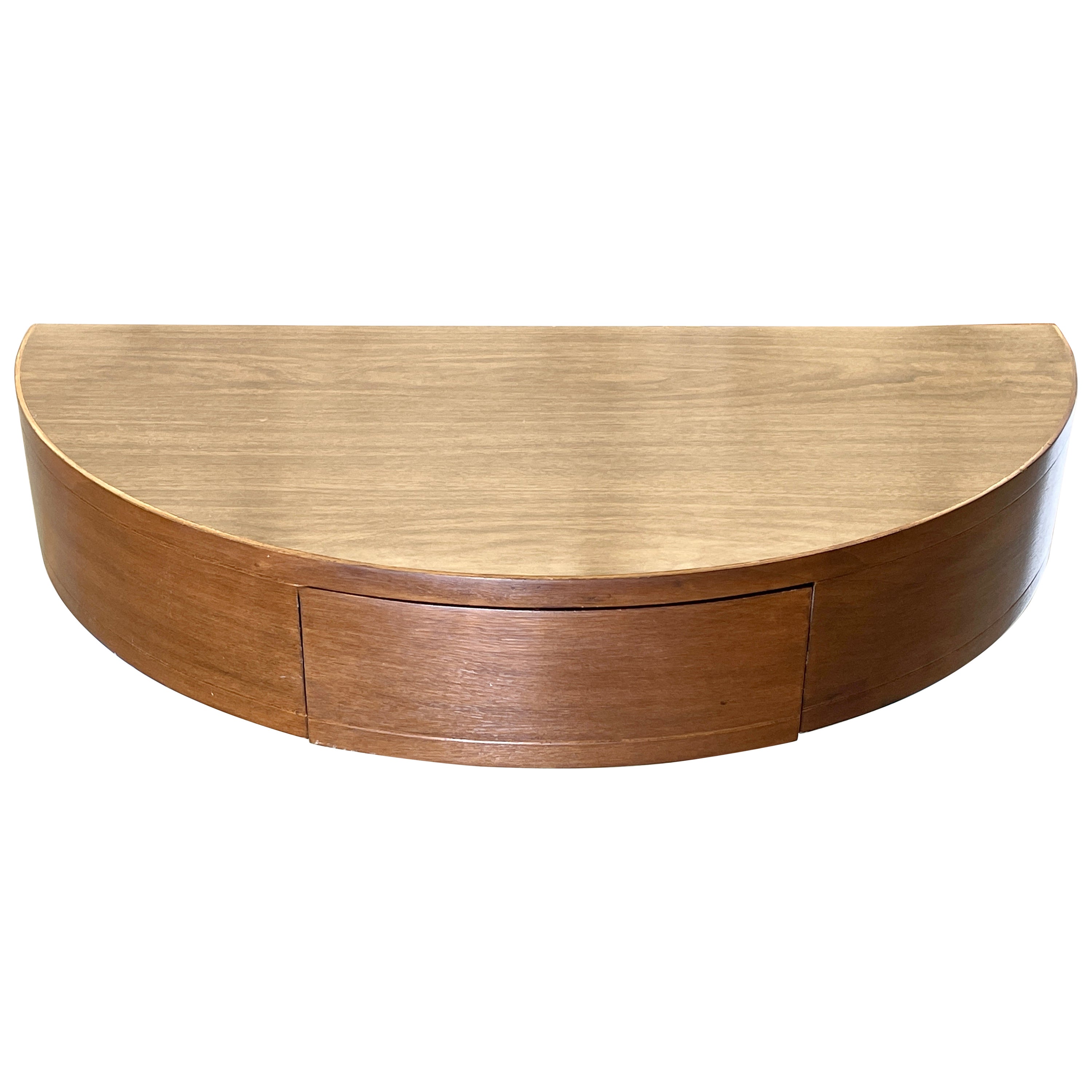 Hans Weiss Floating Demi-Lune Console