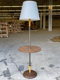Hans Weiss Floor Lamp with Floating Table