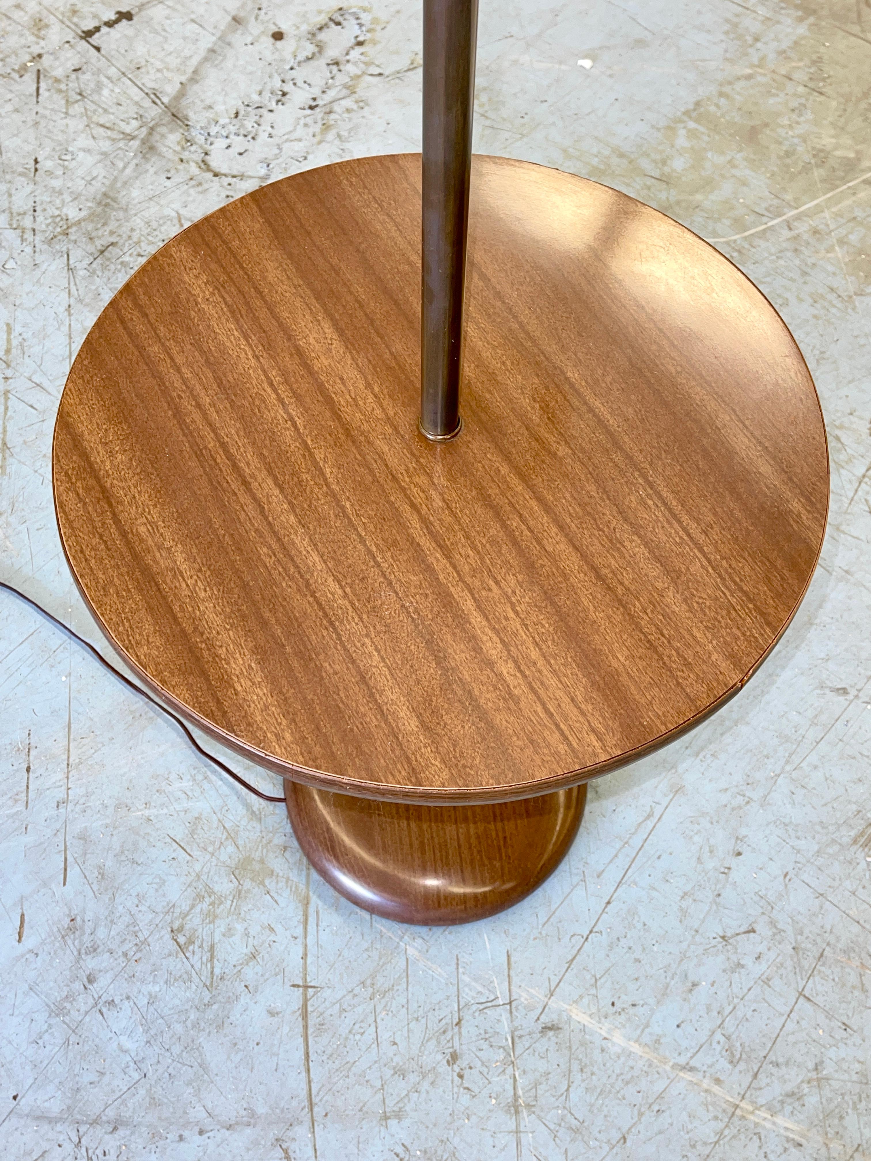 mid century lamp table combo