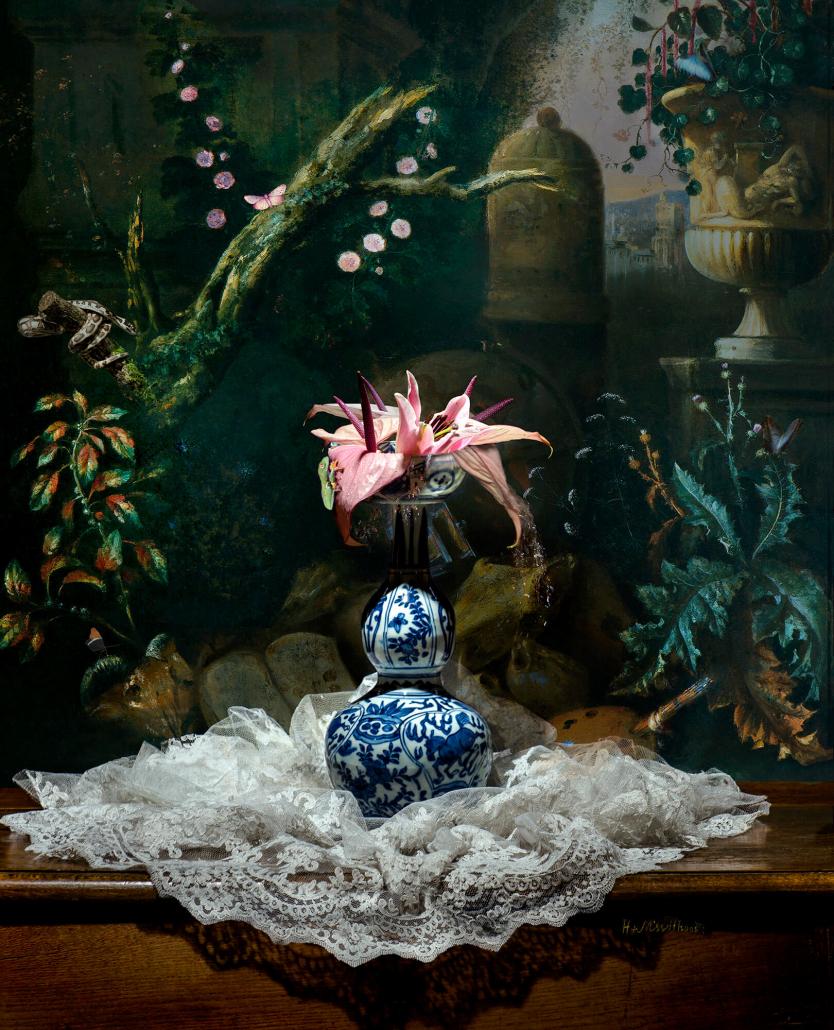 Color Photograph de Hans Withoos - Jardín de las Delicias