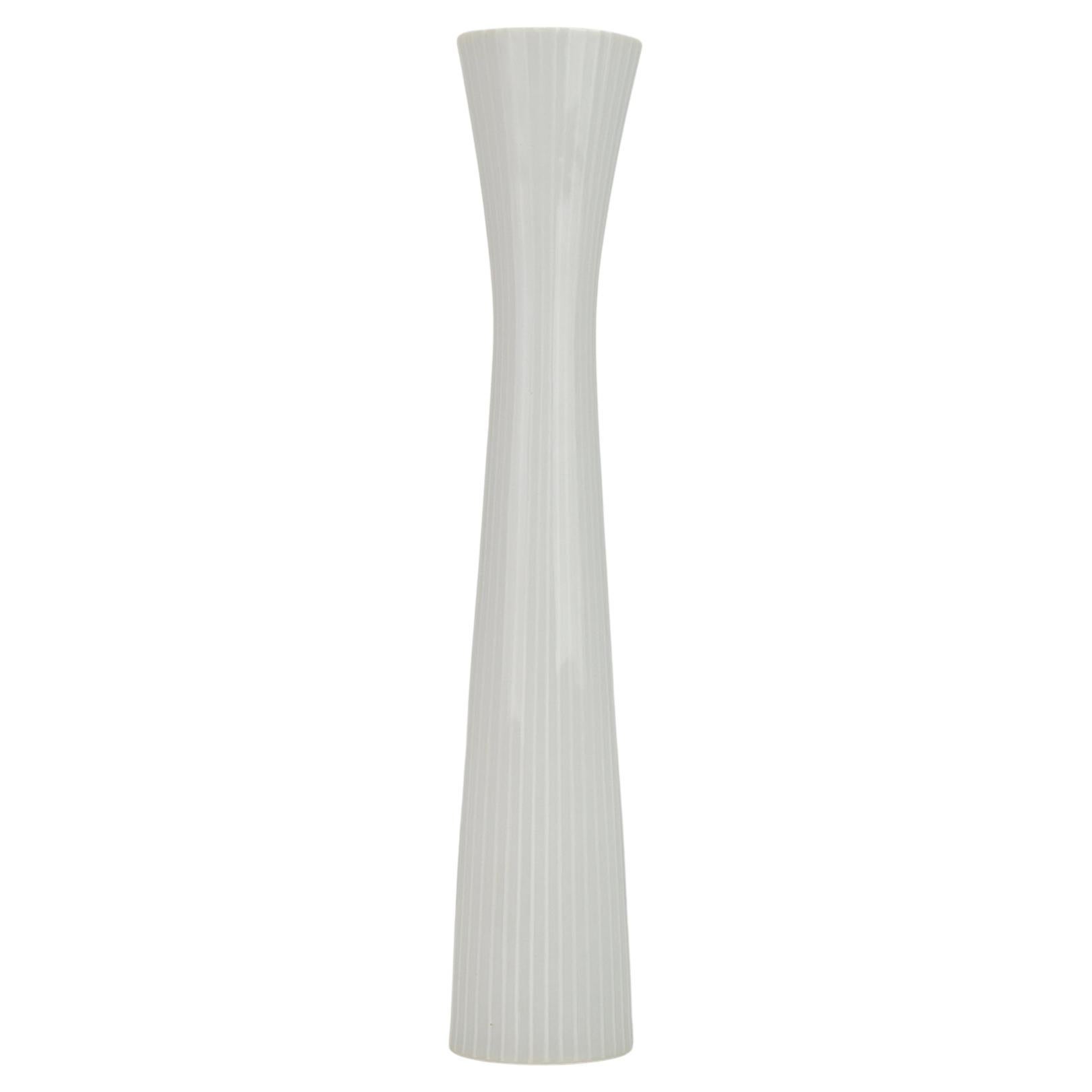 Hans Wohlrab Rosenthal Studio-Line ”Acropolis” Diabolo White Porcelain Vase