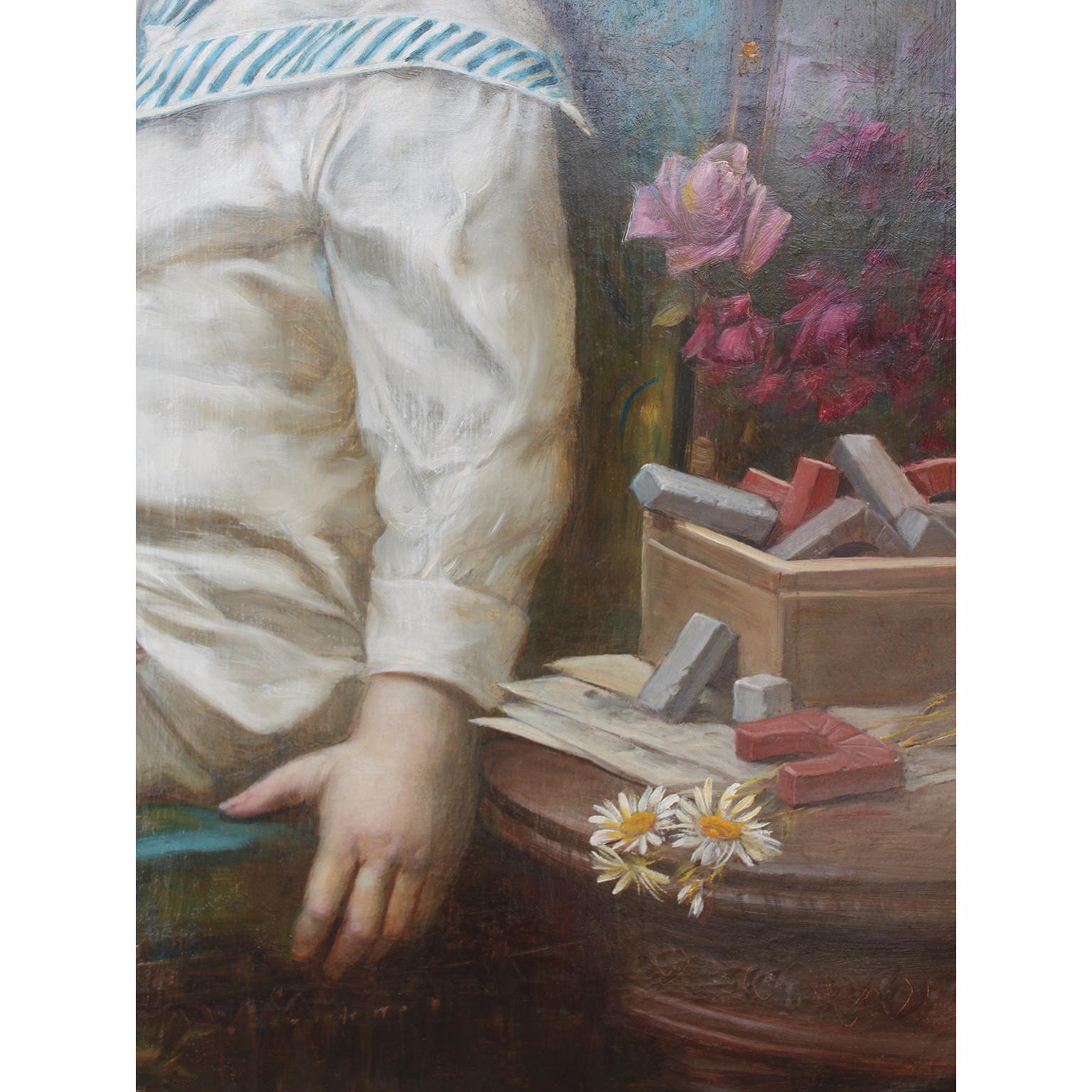 Hans Zatzka, Austrian (1859-1945) Oil on Canvas 