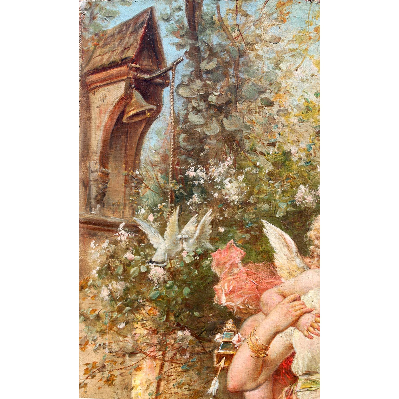 Hans Zatzka, Olio su tela austriaco intitolato 