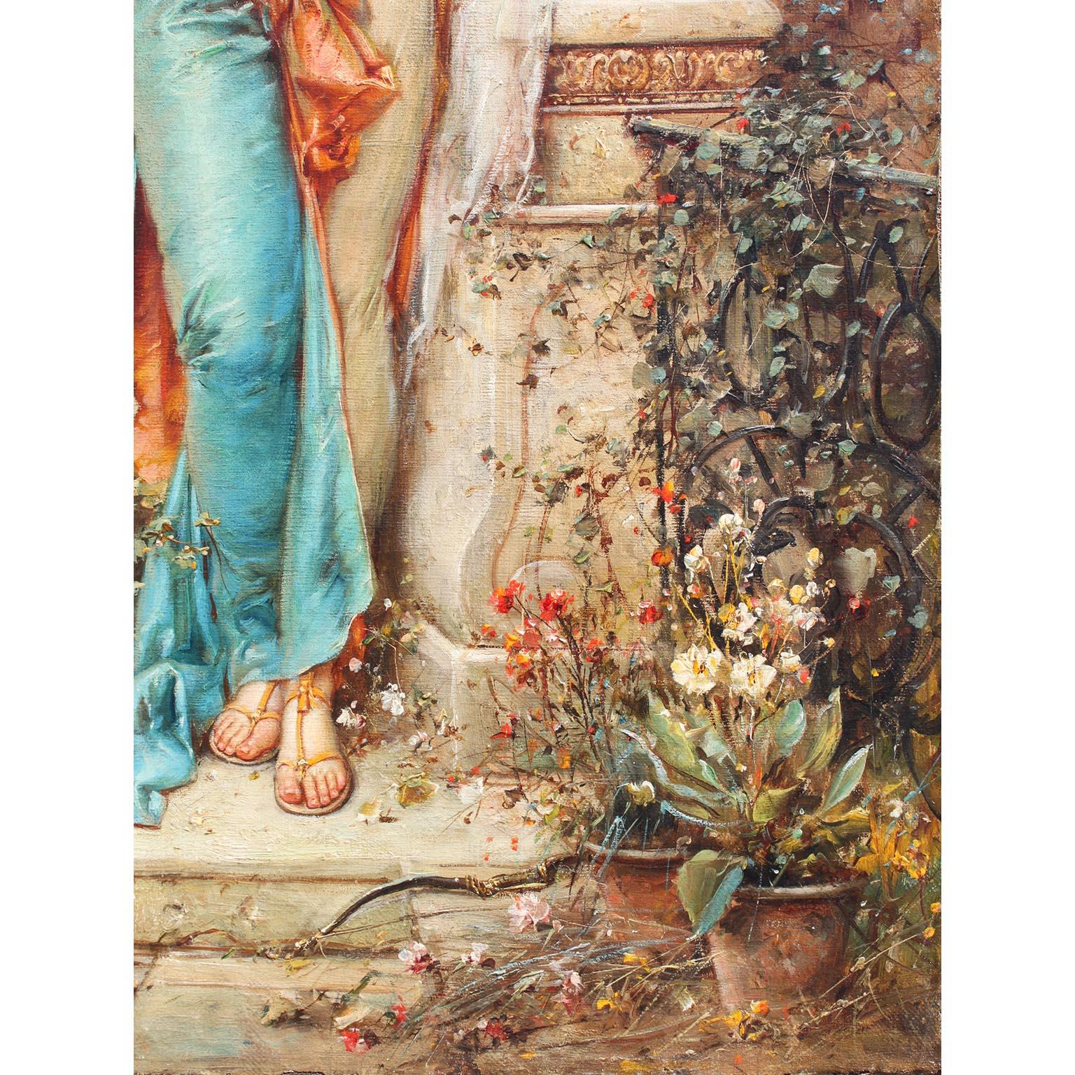 Hans Zatzka, Olio su tela austriaco intitolato 