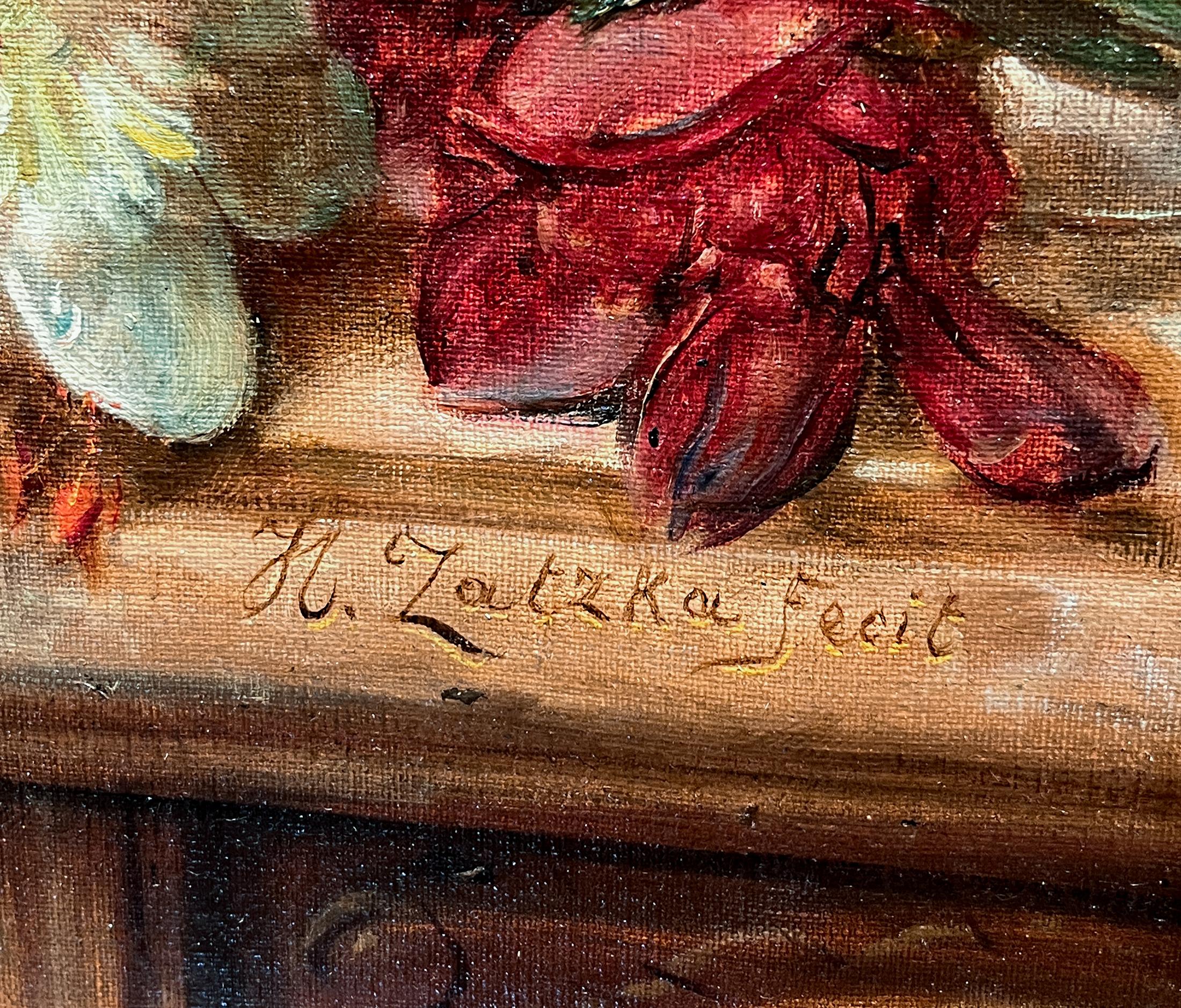 Hans Zatzka  Floral Still Life Oil Painting For Sale 4