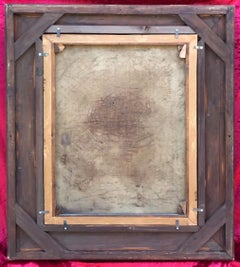 Giovane donna e Cupido nel parco