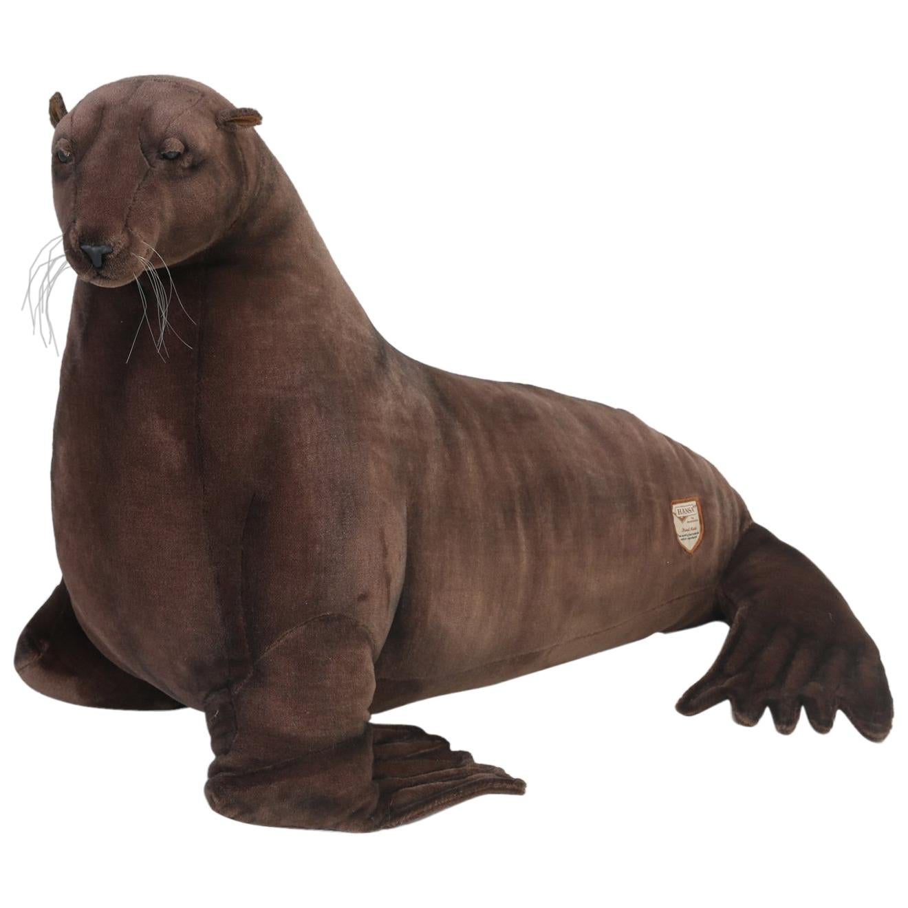 Hansa Stuffed Mechanical Seal Stuffed Animal