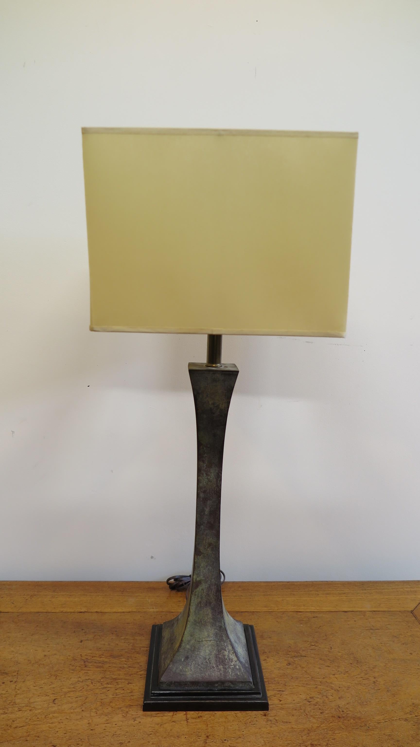 Mid-Century Modern Hansen Bronze Table Lamp