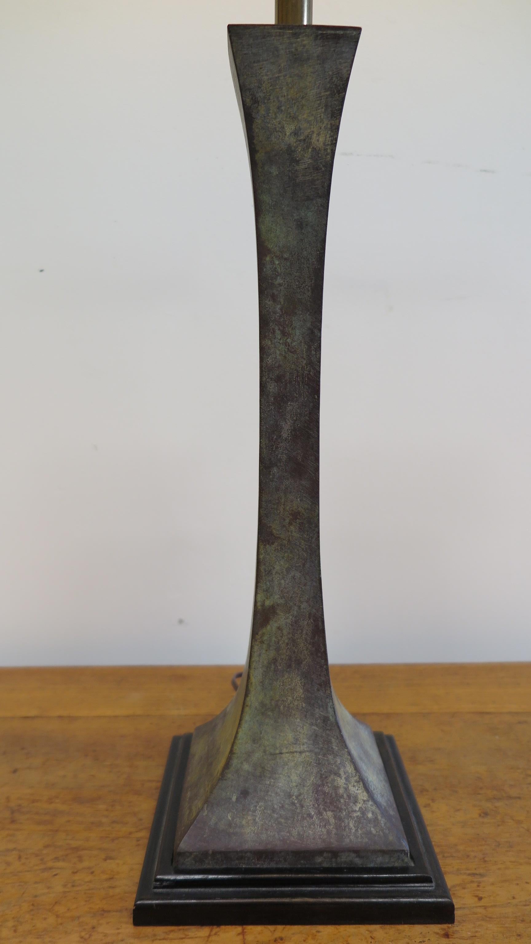 Mid-20th Century Hansen Bronze Table Lamp