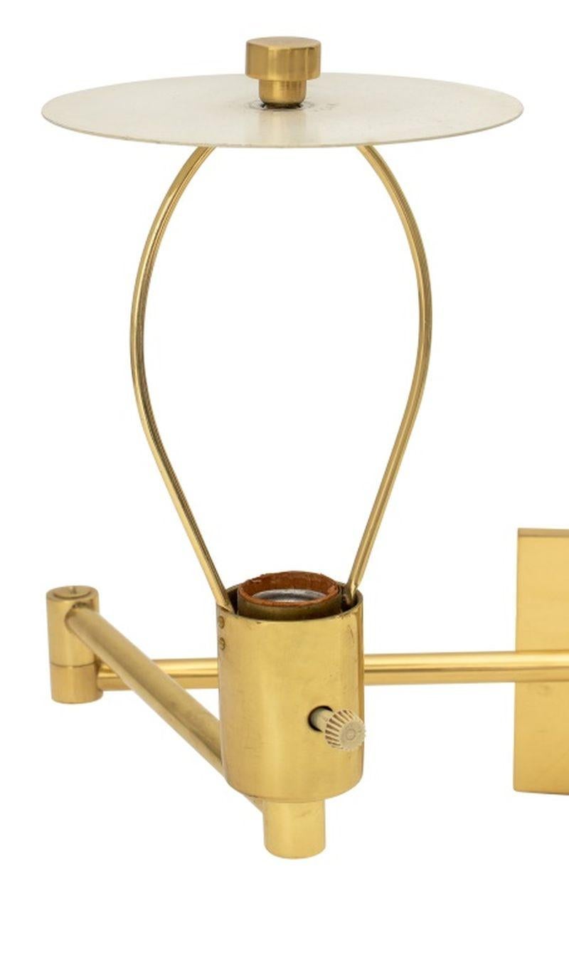 Américain Hansen for Metalarte Appliques à bras articulé en laiton, Pr en vente