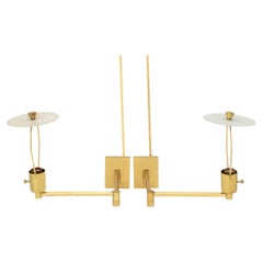 Hansen für Metalarte Swing-Arm-Wandleuchter aus Messing, Pr