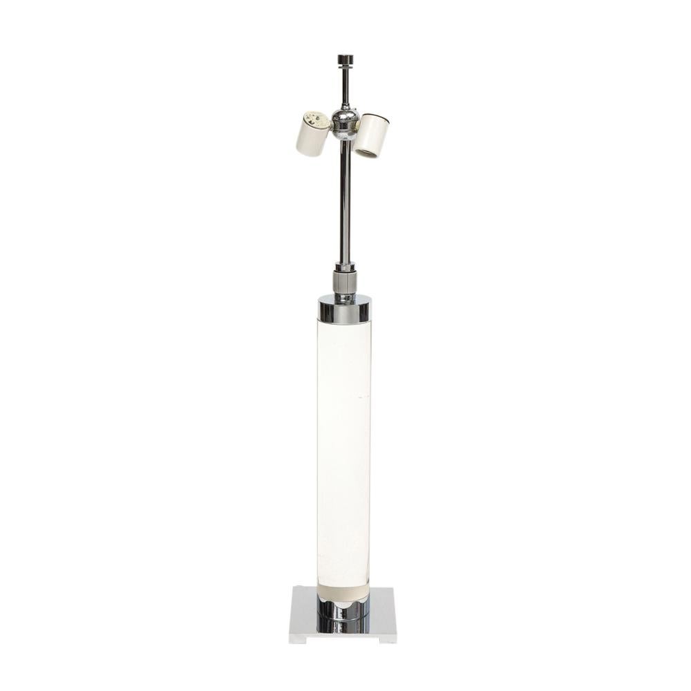 Hansen-Lampe, Acryl, Nickel-Chrom, signiert (Ende des 20. Jahrhunderts) im Angebot