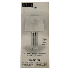 Hansen-Lampenbroschüre, 1952