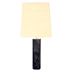 Hansen Lighting Table Lamp in Black Marble, 1960s