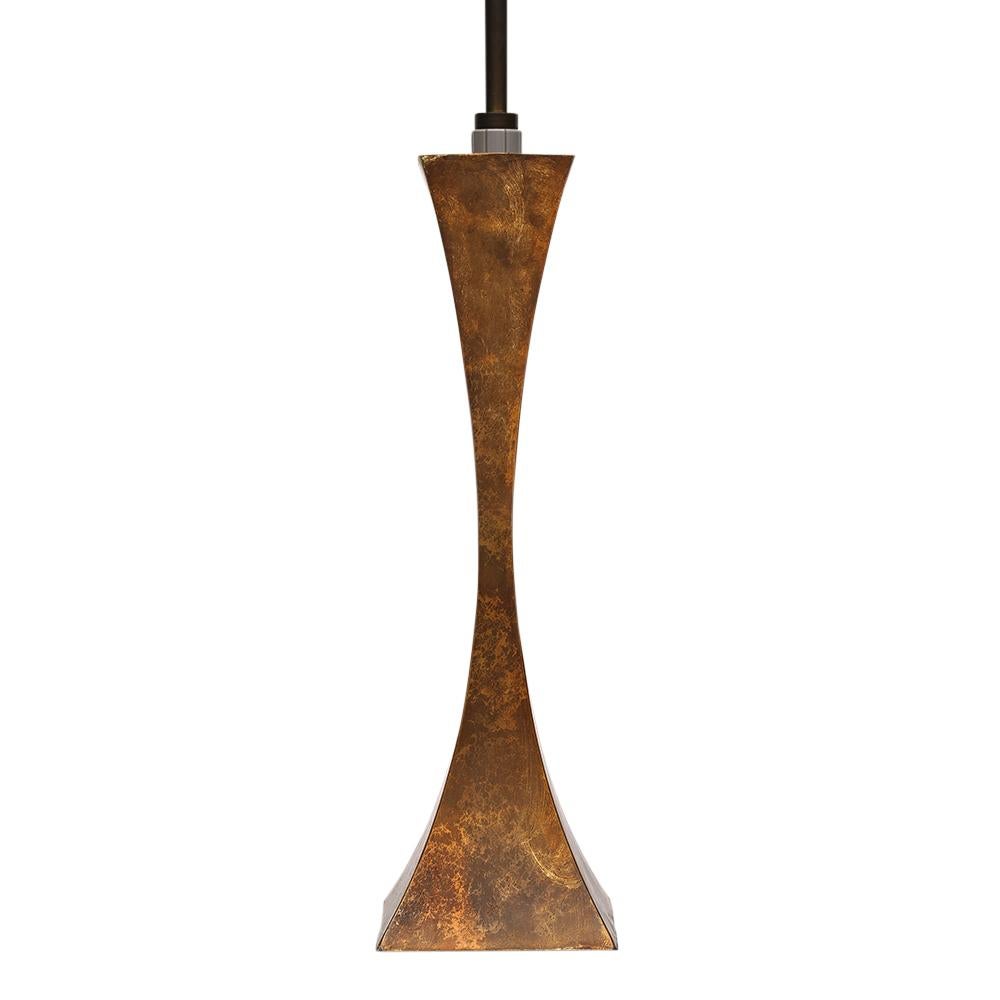 Mid-20th Century Hansen New York Gilt Metal Table Lamps