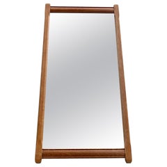 Hansen & Pedersen Sculptural Art Deco Wall Mirror in Oak, 1940s