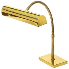 Lampe de bureau de pharmacie en laiton poli Hansen