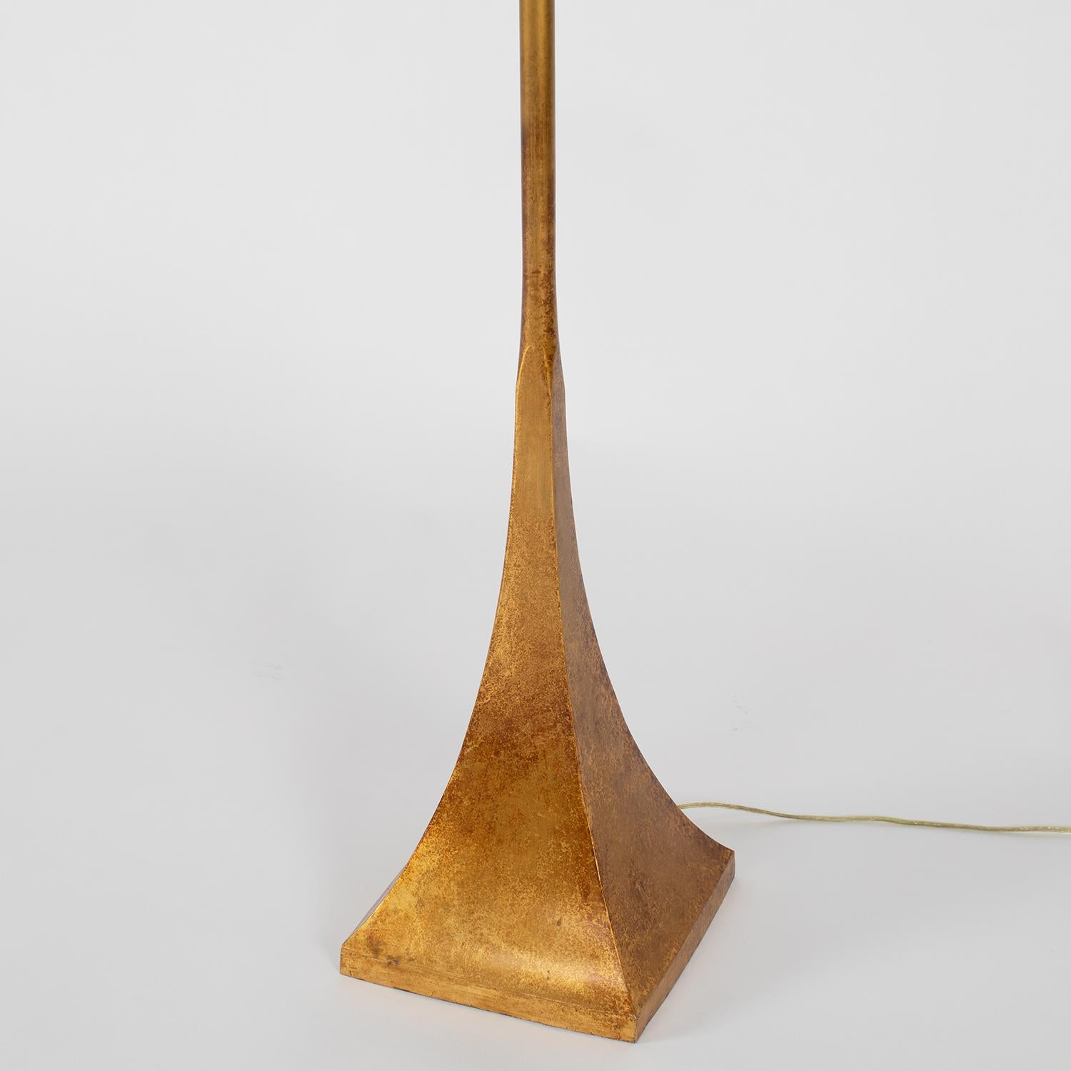 Hand-Crafted Hansen Sculptural Bronze Floor Lamp, 1960s 'Signed'