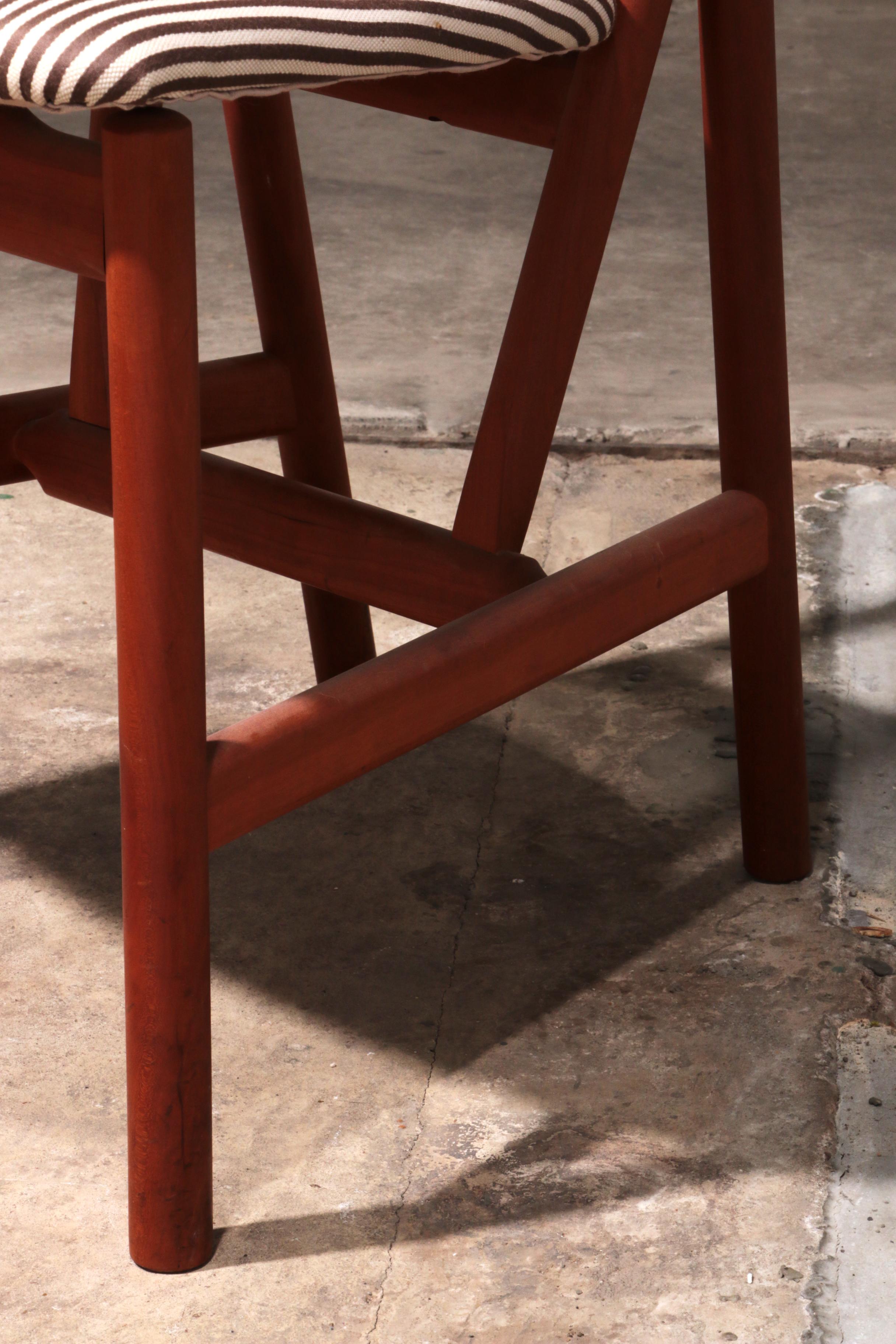 Hansen Sorensen Table de salle à manger avec 6 chaises, 1970 Danemark en vente 12