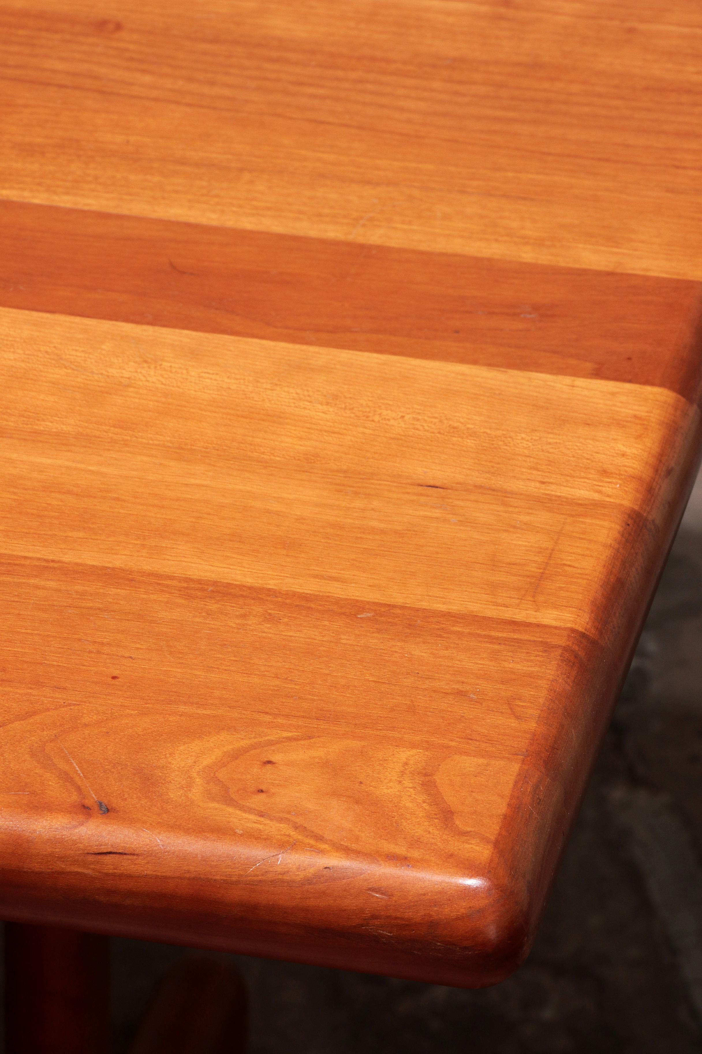 Tissu Hansen Sorensen Table de salle à manger avec 6 chaises, 1970 Danemark en vente