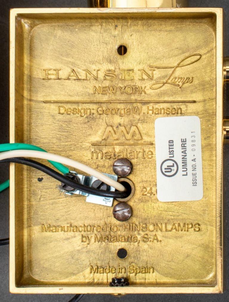 Hansen x Metalarte Brass Swing Arm Lamps, 2 7