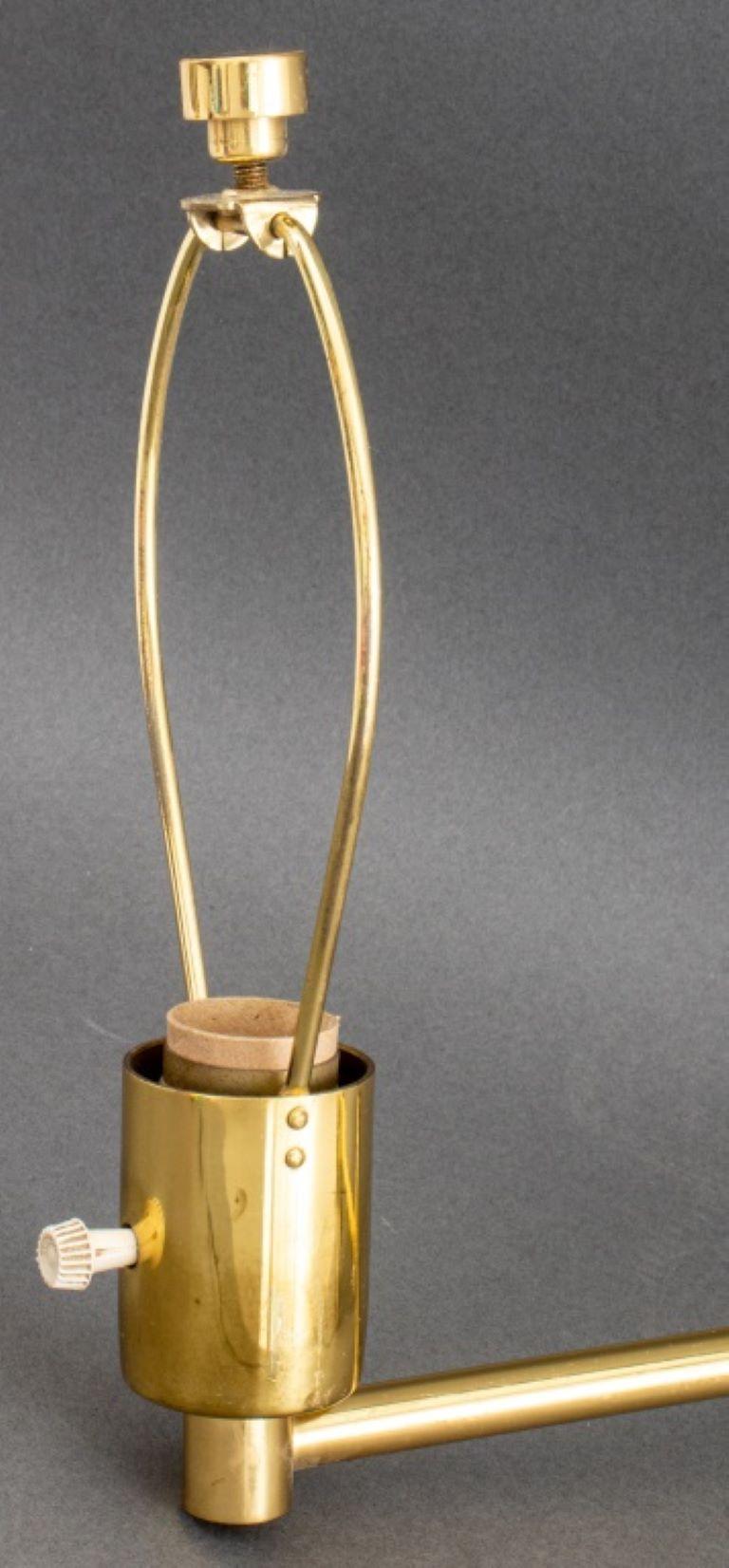 Hansen x Metalarte Brass Swing Arm Lamps, 2 For Sale 2