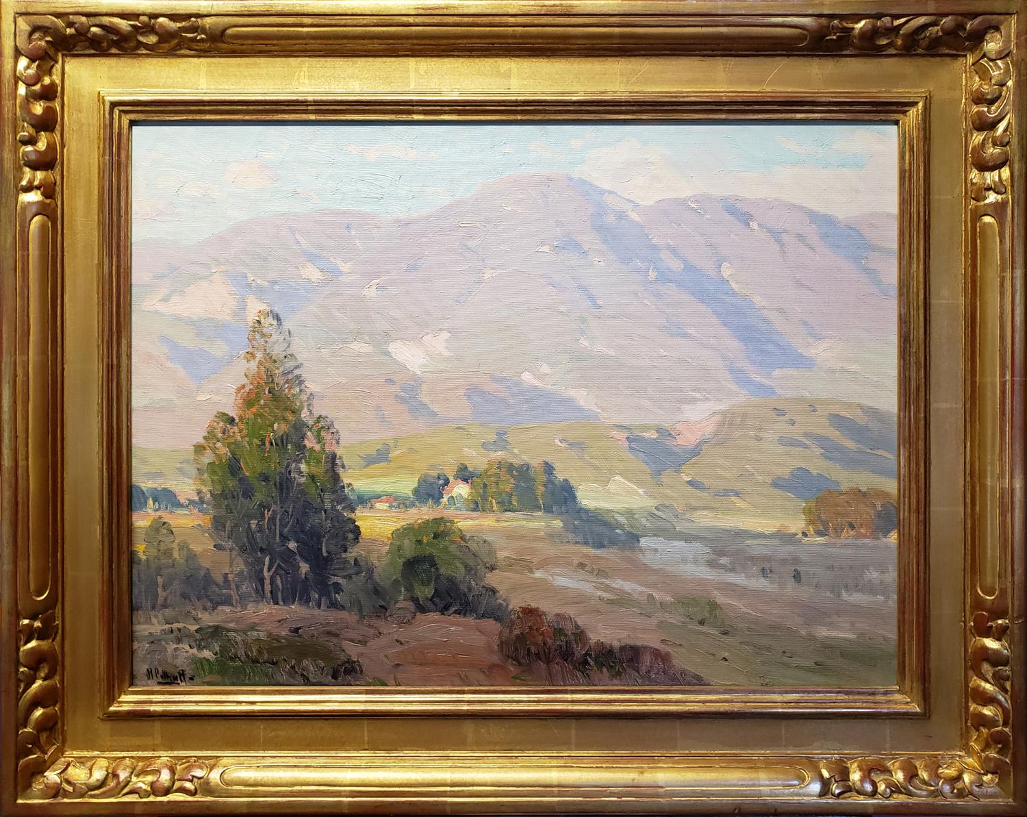 Near La Cañada, c. 1930 - Painting by Hanson Puthuff