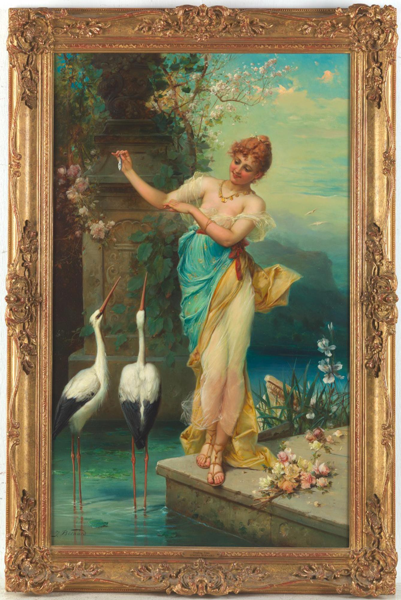 The Crane Maiden von Hanz Zatzka (Österreicherin, 1859-1945) im Angebot 1