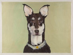Hao Zhang Animal Original Oil On Canvas "Mr.DogNO.1"