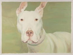 Hao Zhang Animal Original Oil On Canvas "Mr.DogNO.2"