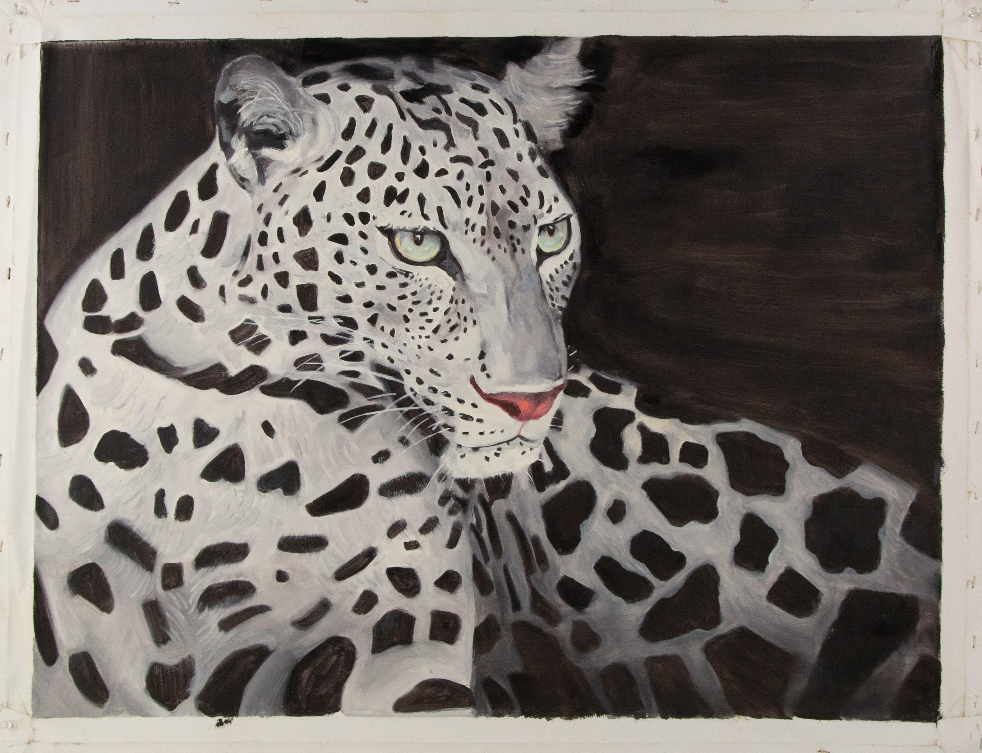 Hao Zhang Animal Original Oil On Canvas 