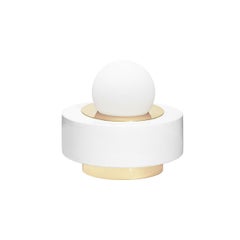 HAOS Table Lamp 1.02 in Ceramics, Brass and Blown Glass