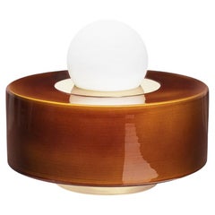 HAOS Table Lamp 1.03 in Ceramics, Brass and Blown Glass