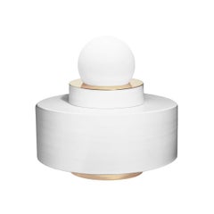 HAOS Table Lamp 1.04 in Ceramics, Brass and Blown Glass