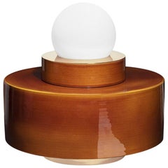 HAOS Table Lamp 1.04 in Ceramics, Brass and Blown Glass