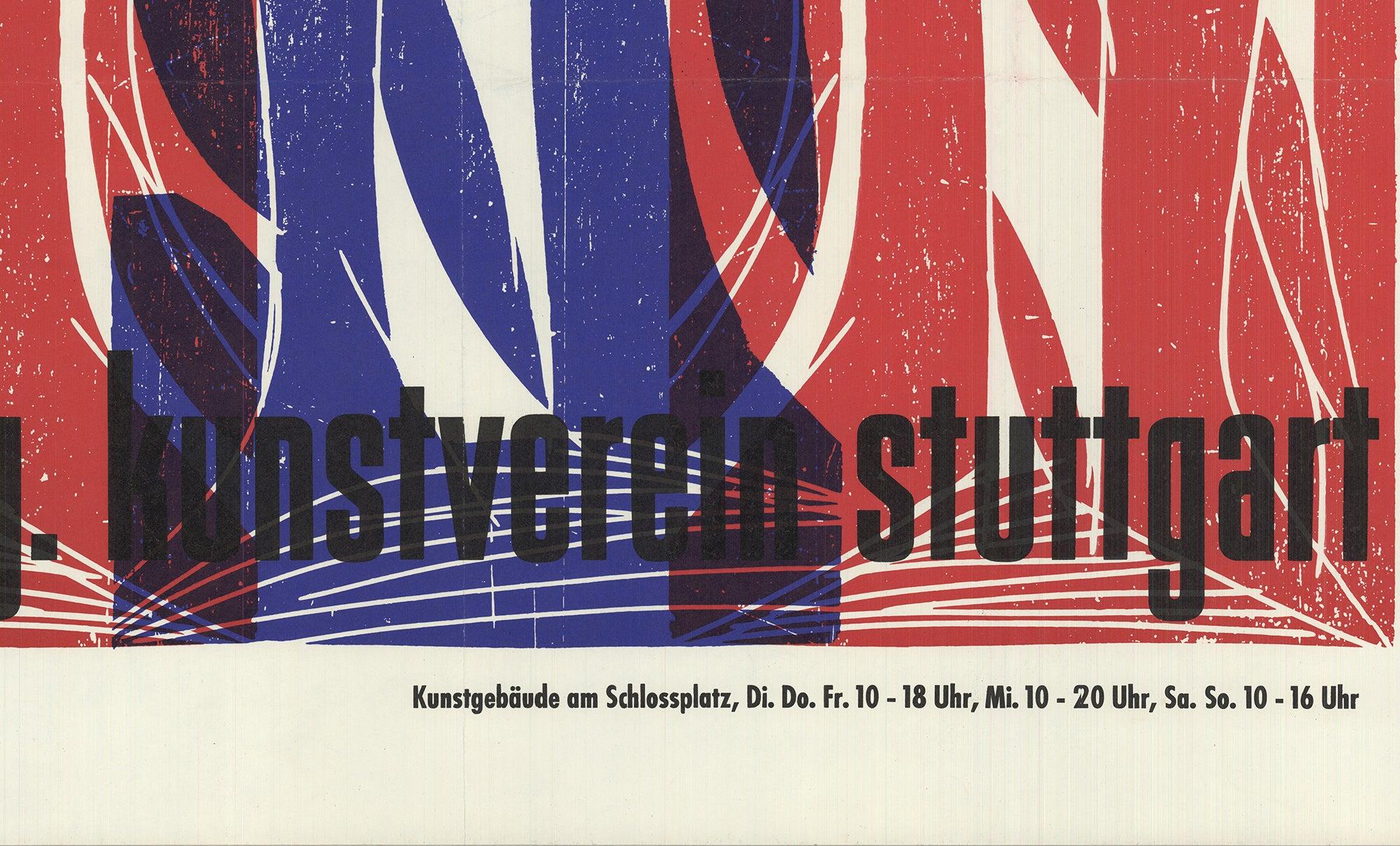 Asociación de Arte Württbg Stuttgart - Print de HAP Grieshaber 