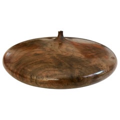 Hap Sakwa Vaso rotondo e tozzo in Wood tornito 1980