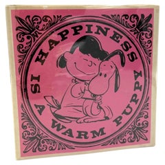 Happiness is a Warm Puppy by Charles M. Schulz, First Edition, Second Issue 1962