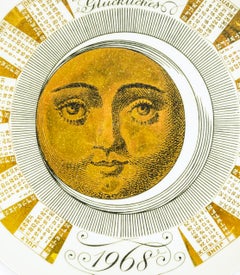 Happy 1968, Calendar Series by Piero Fornasetti, 1968