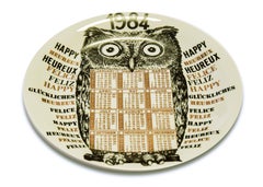 Happy 1984, Calendar Series by Piero Fornasetti, 1984