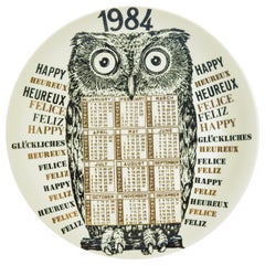 Happy 1984, Calendar Series by Piero Fornasetti, 1984