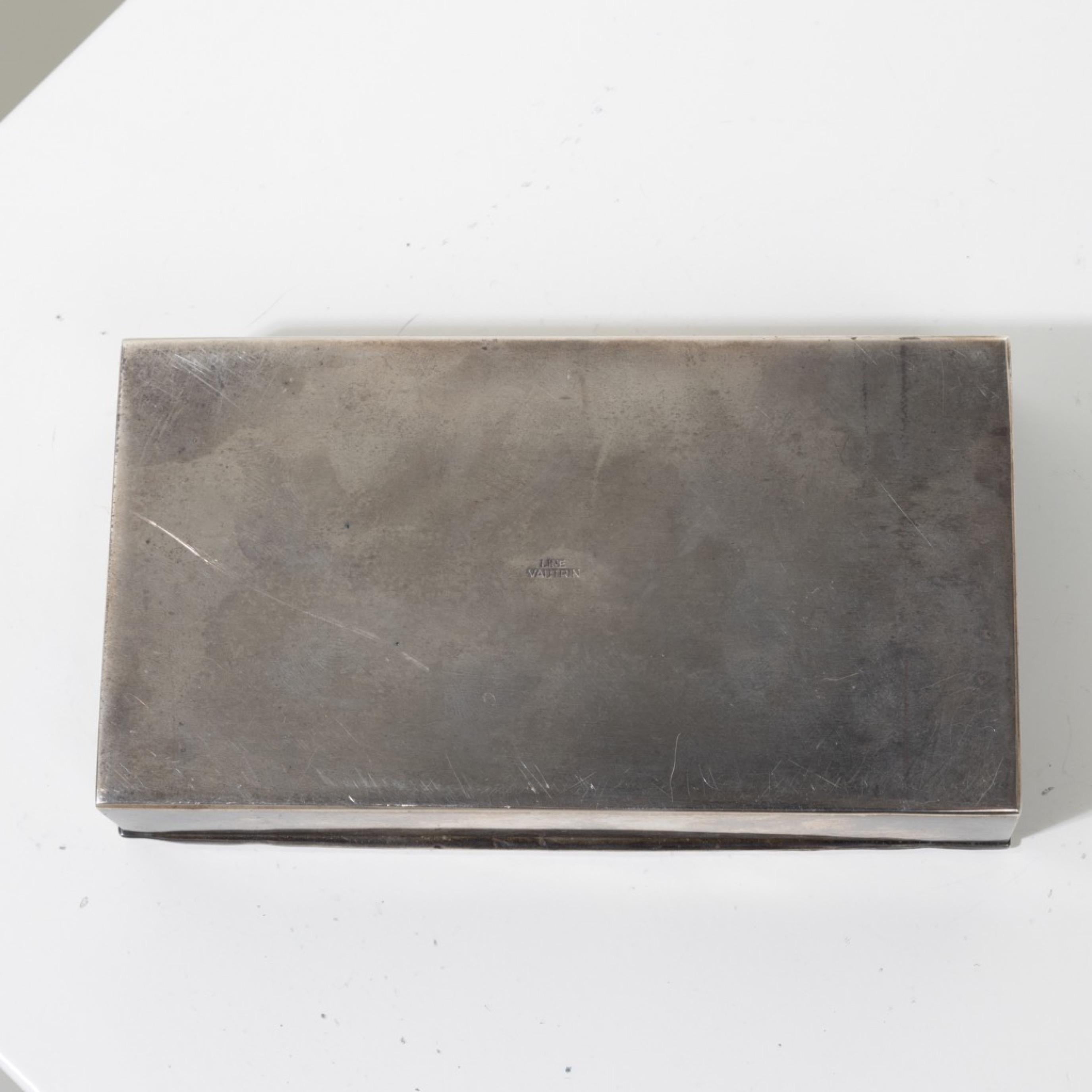 Happy Among the Crowd by Line Vautrin, Silvered Bronze Box 1