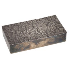 Happy Among the Crowd by Line Vautrin, Silvered Bronze Box