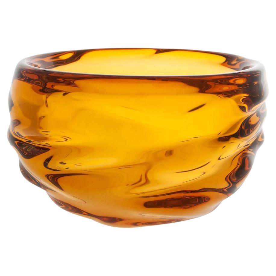 Happy Aurora Bowl, Hand Blown Glass - Made to Order For Sale